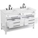 Karson 54 X 34 inch White Bathroom Vanity Cabinet