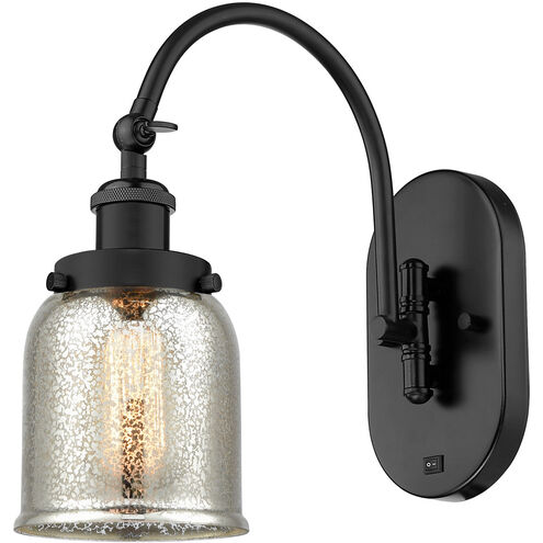 Franklin Restoration Bell 1 Light 5 inch Matte Black Sconce Wall Light