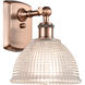 Ballston Arietta LED 8 inch Antique Copper Sconce Wall Light, Ballston