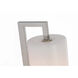 Ian K. Fowler Bowen LED 3 inch Polished Nickel Linear Bath Sconce Wall Light