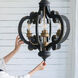 Anita 6 Light 18 inch Antique Black Chandelier Ceiling Light