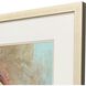 Floral Life Yellow and Green and Orange and Blue Framed Art