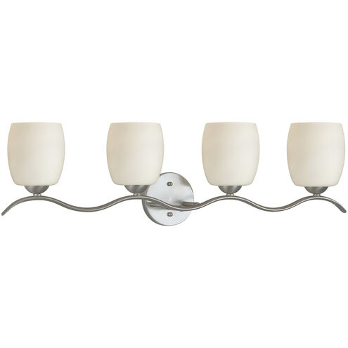 Maria 4 Light 33 inch Brushed Nickel Bath & Vanity Wall Light