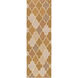 Nia 66 X 42 inch Taupe, Tan, Light Gray, Cream Rug