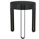 Marcellus 26 X 22 inch Black Metal Side Table