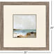 Ocean Sigh Blue and Turquoise and Green and Brown Framed Art, Propac