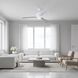 Vision 52 52 inch Matte White Ceiling Fan