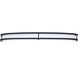 Glamour LED 17.99 inch Black Oval Flush Mount Ceiling Light