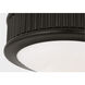 Paloma Contreras Ritz 5 inch Aged Iron Flush Mount Ceiling Light