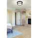 Willow 3 Light 16 inch Bronze Flush Mount Ceiling Light