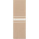 Colton 96 X 30 inch Taupe, Ivory Rug