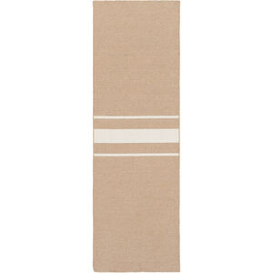 Colton 96 X 30 inch Taupe, Ivory Rug