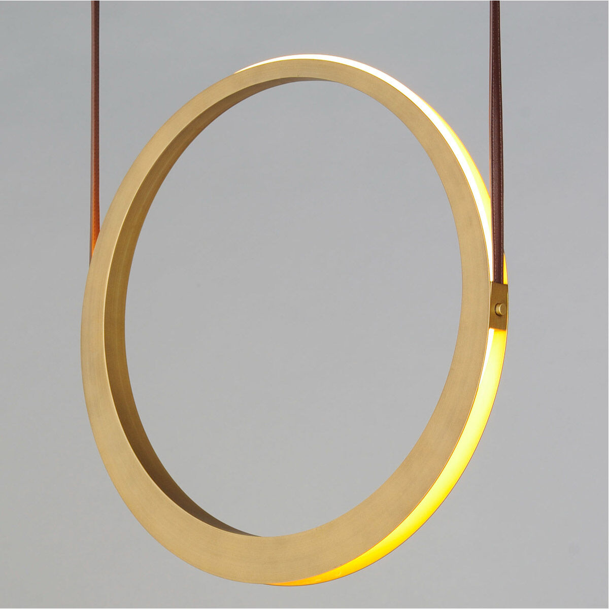 Tether LED 5.5 inch Natural Aged Brass Single Pendant Ceiling Light