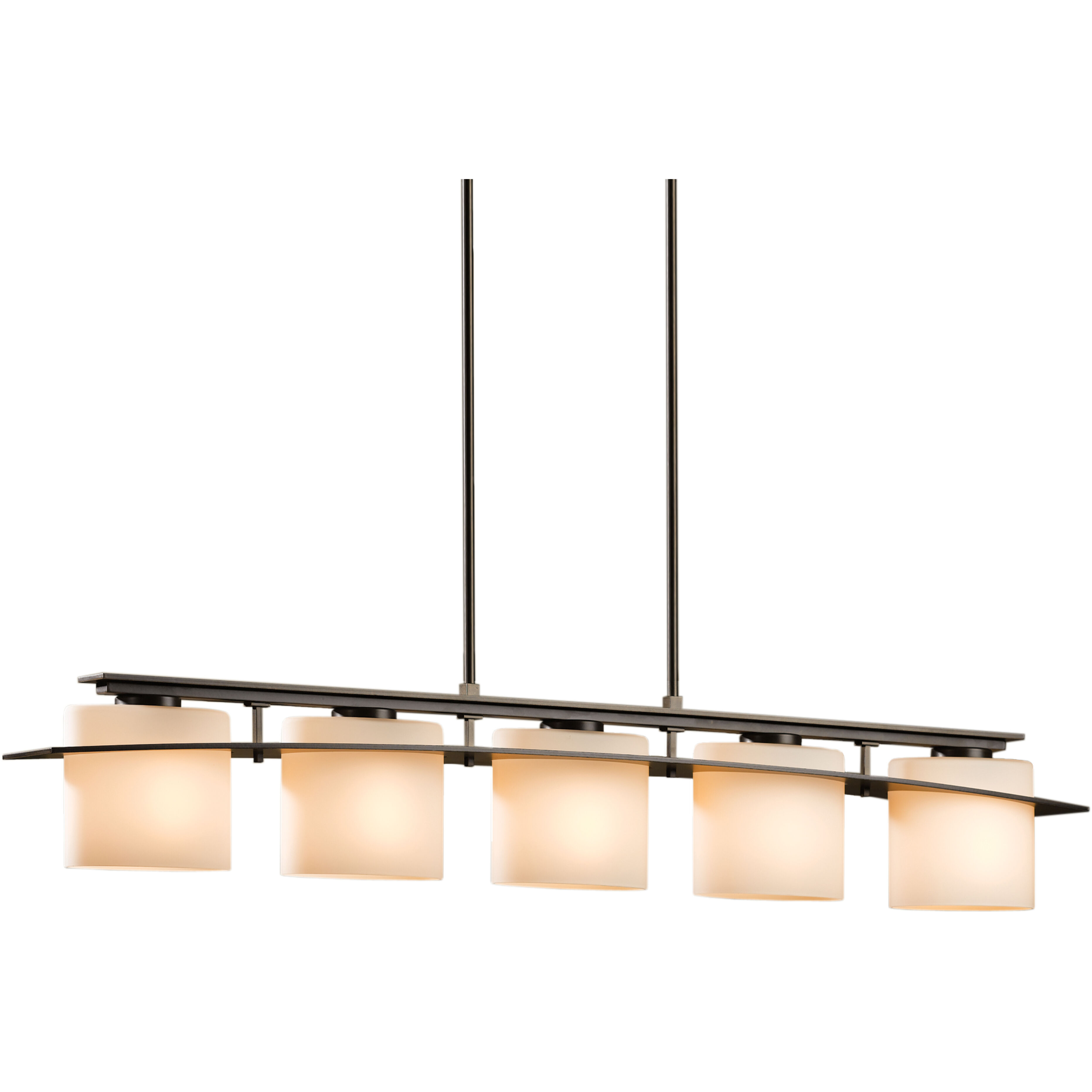 Arc Ellipse 5 Light 41.9 inch Dark Smoke Pendant Ceiling Light