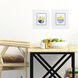 Culinary Yellow and Blue Framed Art, Propac
