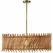 Cabrera 1 Light 30 inch Natural Pendant Ceiling Light