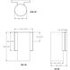 Colombo LED 7 inch Black Outdoor Wall Mount