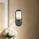 Lucian 1 Light 3.63 inch Urban Bronze/Alabaster Wall/Ceiling Light Wall Light in Alabaster Shade
