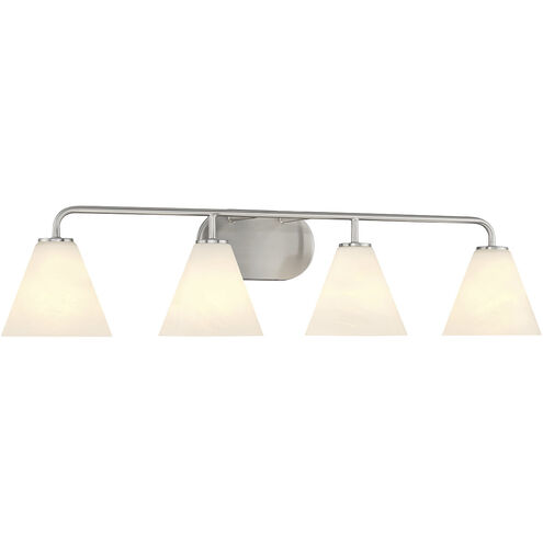 Blair 4 Light 35 inch Satin Nickel Bath Wall Light