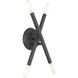 Soho 4 Light 6 inch Scandinavian Gray Sconce Wall Light