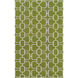 Lockhart 72 X 48 inch Green and Gray Area Rug, Wool