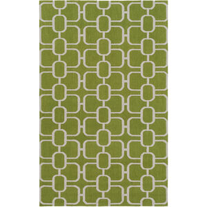 Lockhart 72 X 48 inch Green and Gray Area Rug, Wool