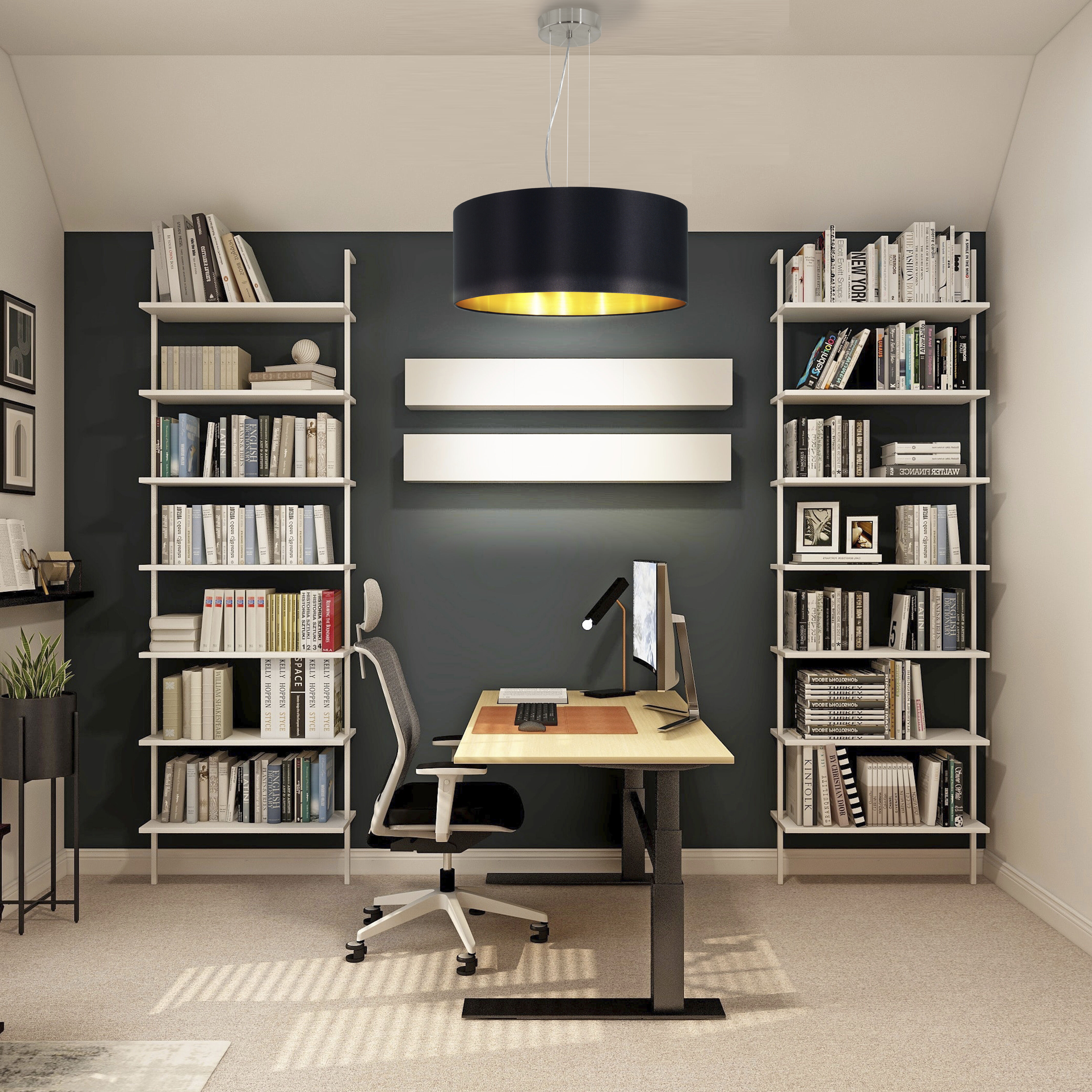 Maserlo 3 Light 20.87 inch Satin Nickel Pendant Ceiling Light