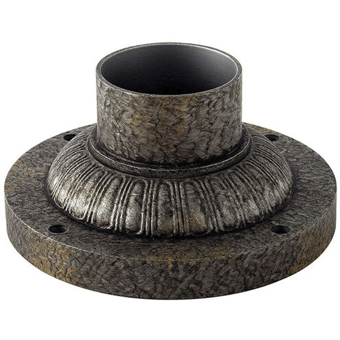 Isaac 7 inch Black Granite Outdoor Pier Mount Base