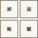 Metamorphosis Blue and Metallic and Yellow Framed Art, The Studio