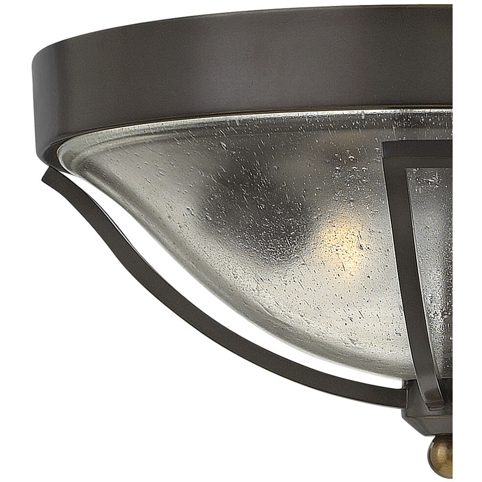 Bolla 2 Light 16.75 inch Olde Bronze Outdoor Flush Mount