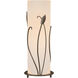 Forged Leaves 18 inch 150 watt Bronze Table Lamp Portable Light