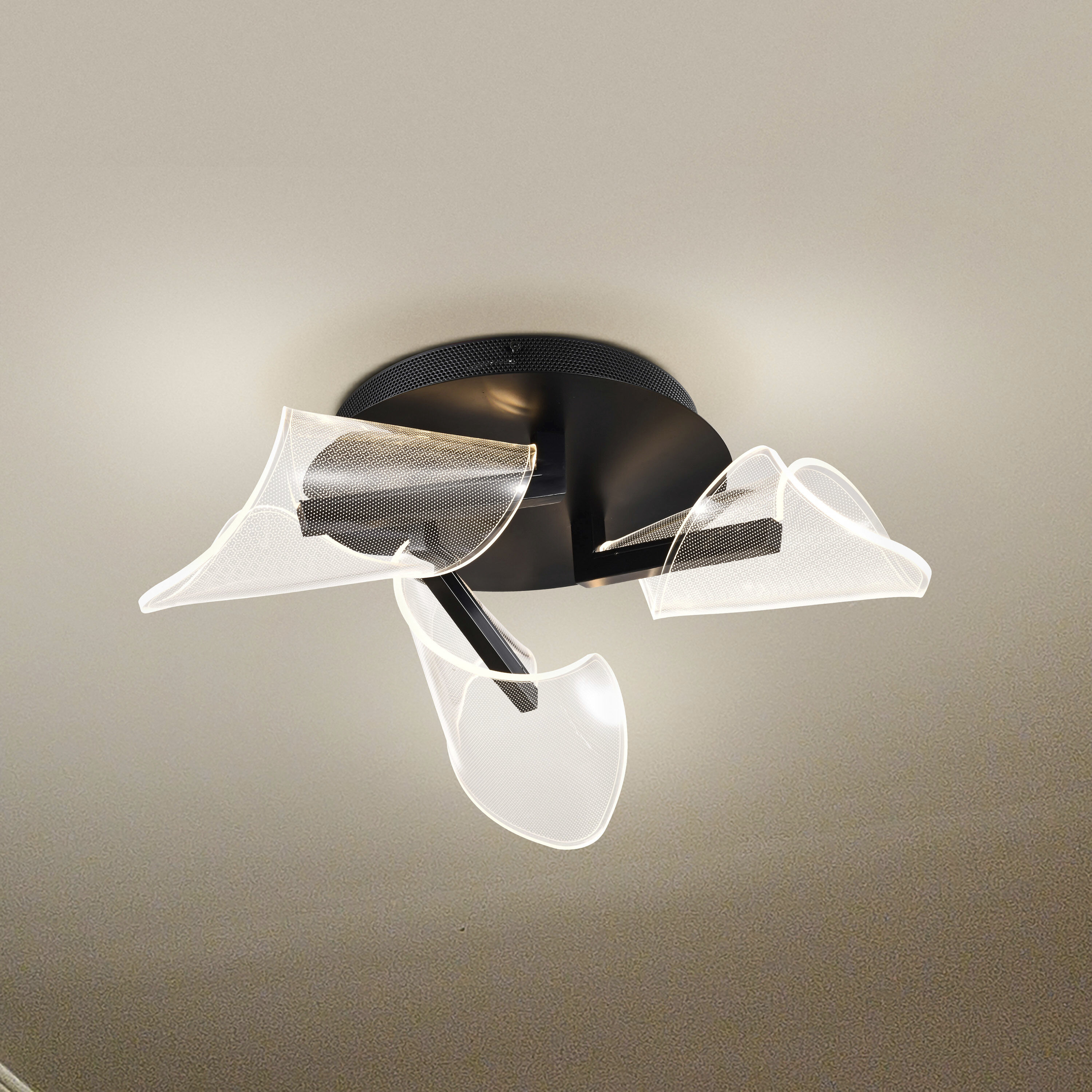 Sedona LED 22 inch Matte Black Flush Mount Ceiling Light