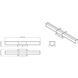 Harrison LED 25 inch Modern Gold Vanity Wall Light
