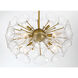 Winter 8 Light 22 inch Soft Brass Pendant Ceiling Light