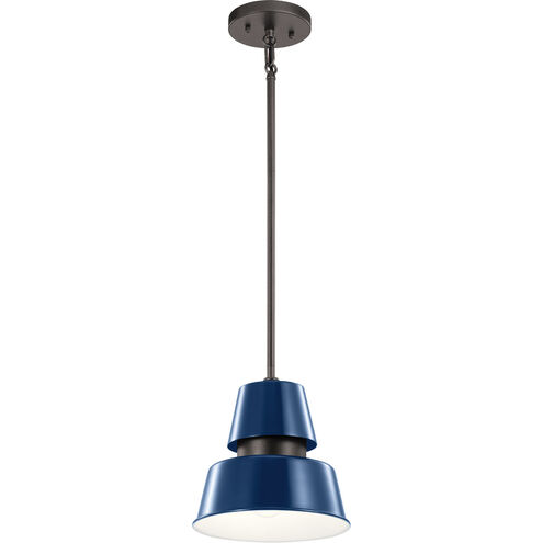 Lozano 1 Light 9 inch Catalina Blue Outdoor Hanging Pendant