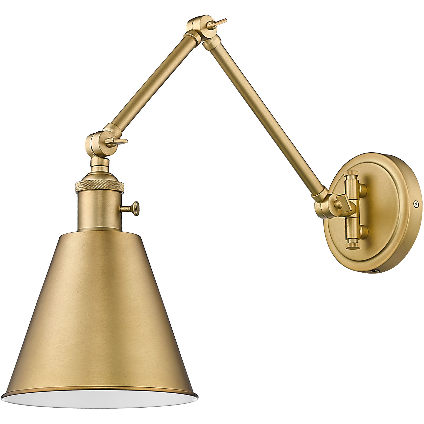 Gayson 1 Light 7.5 inch Rubbed Brass Wall Sconce Wall Light