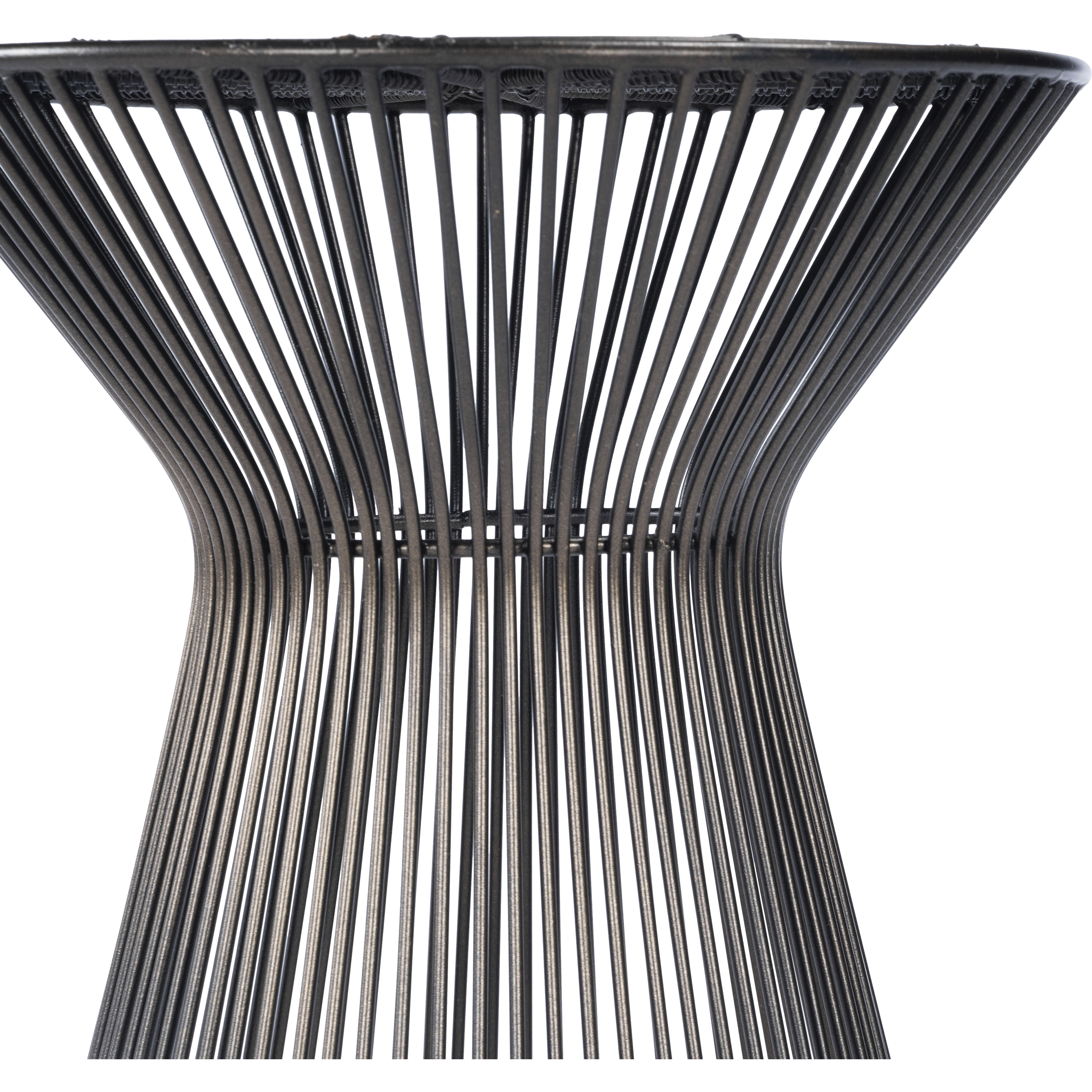 Industrial Chic Greeley Round Metal 18 X 13 inch Metalworks Accent Table