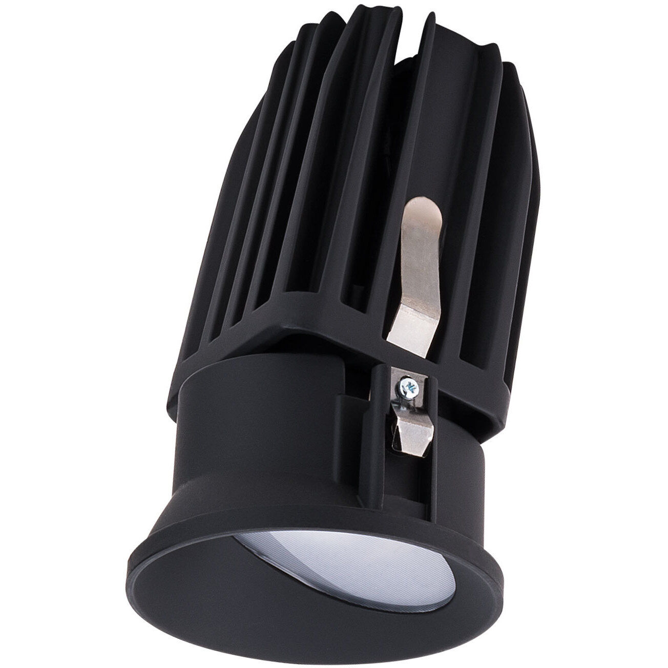 FQ Integrated LED Black Recessed Trim in 1800-3000K, 2" LED