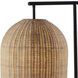 Bahama 58 inch 100.00 watt Dark Bronze Floor Lamp Portable Light