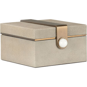 Steven 10 inch Gray and Brown Box