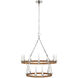 Chapman & Myers Darlana Wrapped 20 Light 31.75 inch Chandelier