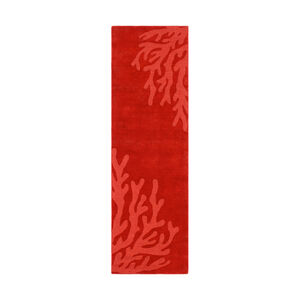 Mystique 36 X 24 inch Dark Red Rugs, Rectangle