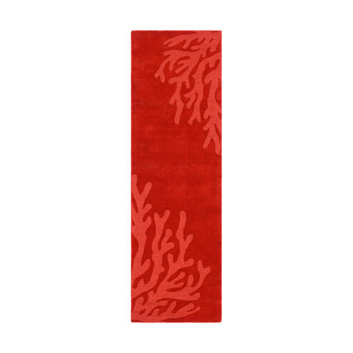 Mystique 36 X 24 inch Dark Red Rugs, Rectangle