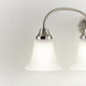 Holman 4 Light 24.5 inch Brushed Nickel Bath Vanity Wall Sconce Wall Light