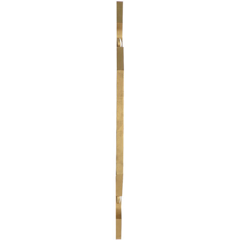 Monet 34 X 34 inch Antique Brass / Clear Mirror Mirror