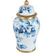 Floral 17.7 X 9.4 inch Ginger Jar
