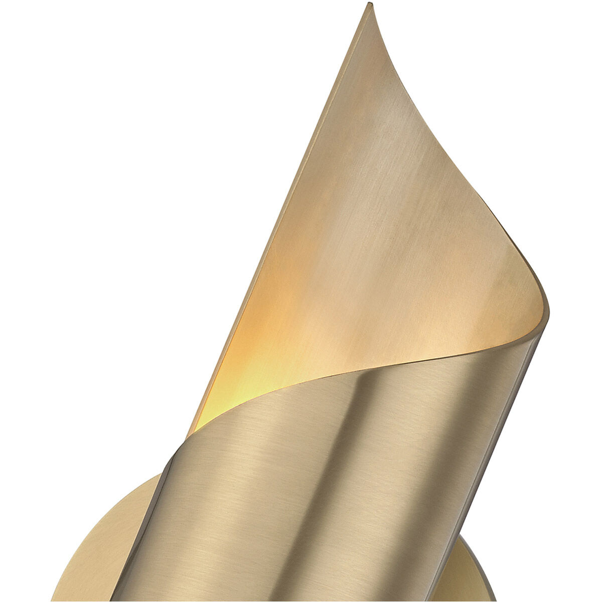 Evie LED 5 inch Aged Brass ADA Wall Sconce Wall Light