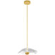 Embark 1 Light 12 inch Gold Pendant Ceiling Light