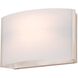 Vanguard AC LED LED 7 inch Satin Nickel ADA Sconce Wall Light