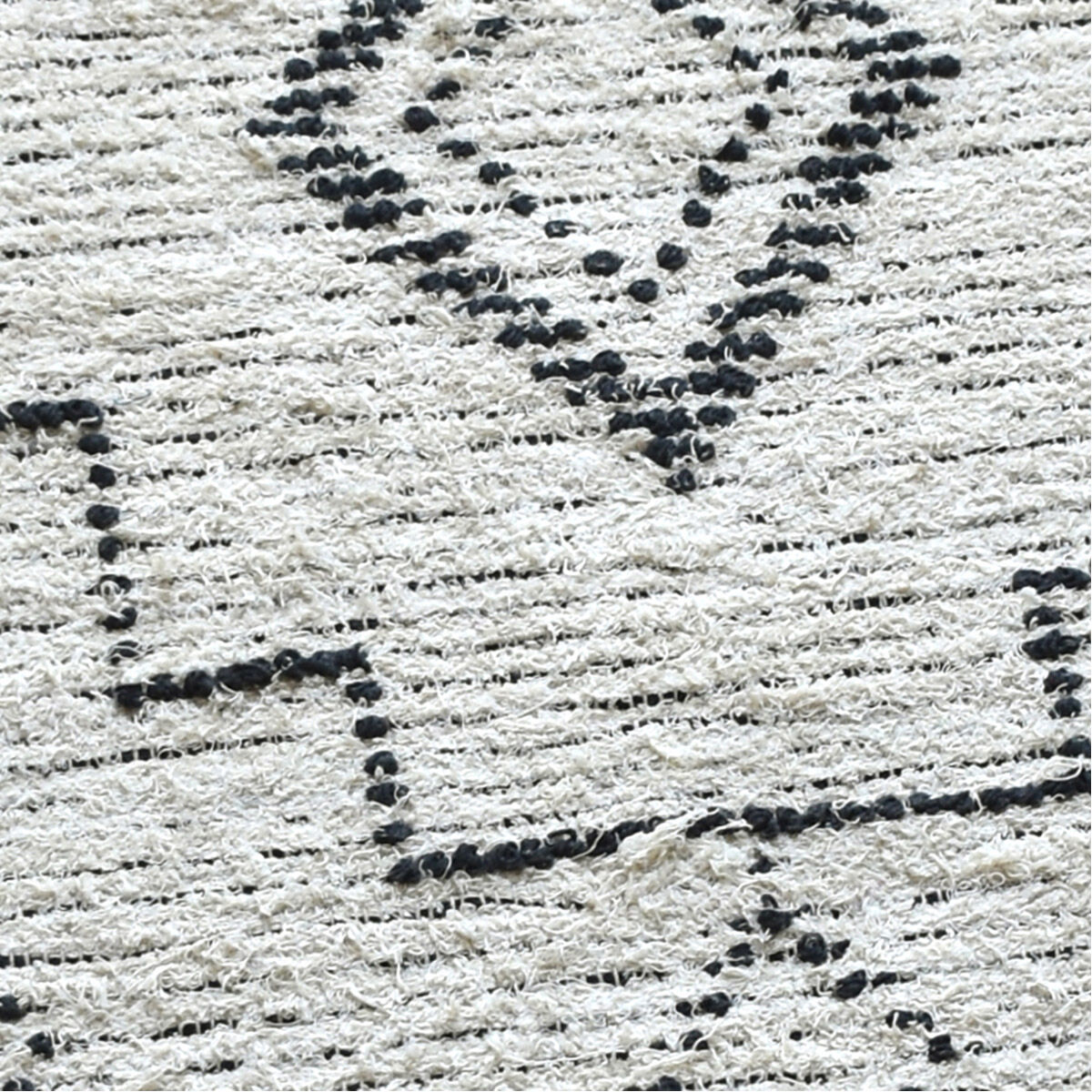 Raton 108 X 72 inch Charcoal Tribal Pattern Rug, 6ft x 9ft